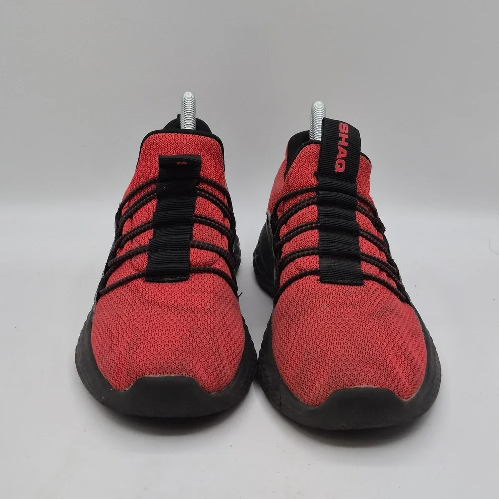 Shaq Sampson Shoes Mens‎ Size 6 Red Black Athletic Knit Sneakers QJ6GYRDBK